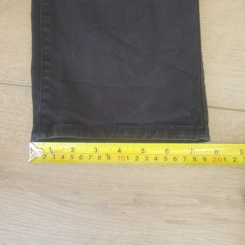 GAP Kids Boy Size 18 True Black Uniform Straight-Fit Stretch Adjustable Khakis